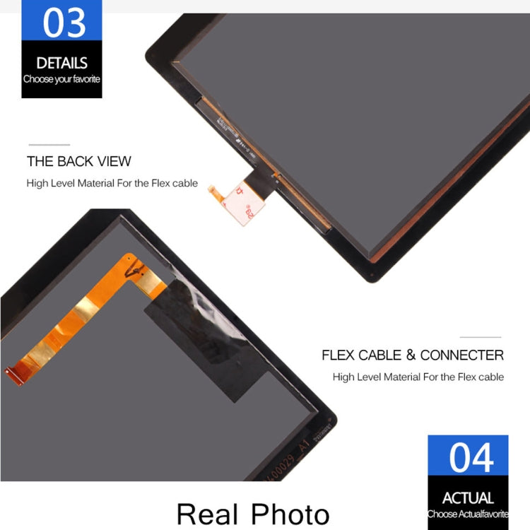 OEM LCD Screen for Lenovo Tab 3 10 Plus TB-X103 / X103F 10.1 inch with Digitizer Full Assembly (Black)