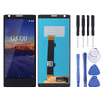 TFT LCD Screen for Nokia 3.1 with Digitizer Full Assembly  (Black) - free shipping - PMC TechLife - Order now!