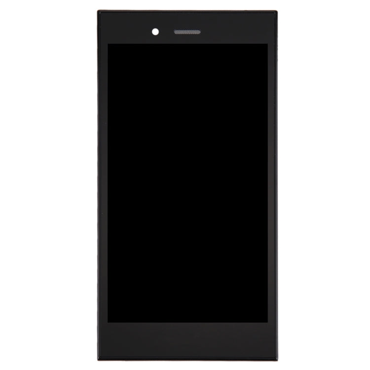 Original LCD Screen for BlackBerry Z3 Digitizer Full Assembly with Frame(Black)