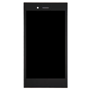 Original LCD Screen for BlackBerry Z3 Digitizer Full Assembly with Frame(Black)