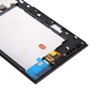 Original LCD Screen for BlackBerry Z3 Digitizer Full Assembly with Frame(Black)