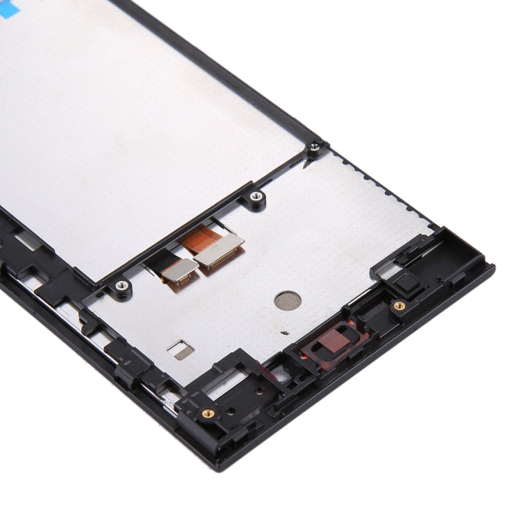Original LCD Screen for BlackBerry Z3 Digitizer Full Assembly with Frame(Black)