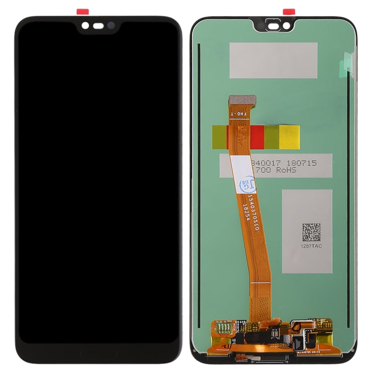 Original LCD Screen for Huawei Honor 10 with Digitizer Full Assembly, Supporting Fingerprint Identification (Black)
