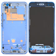 for HTC U11 Front Housing LCD Frame Bezel Plate(Blue)