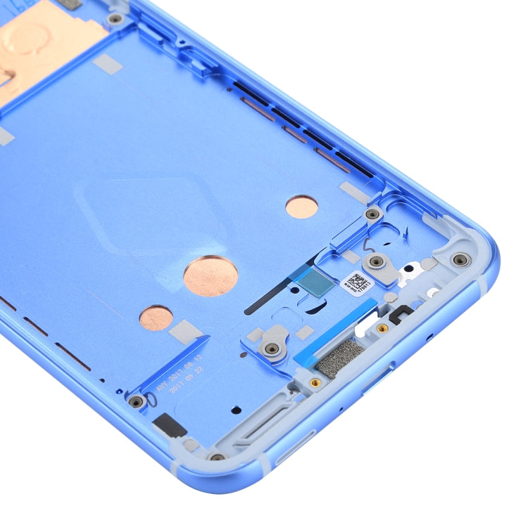 for HTC U11 Front Housing LCD Frame Bezel Plate(Blue)