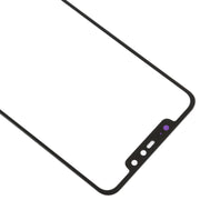 Front Screen Outer Glass Lens for Xiaomi Redmi Note 6 Pro(Black)
