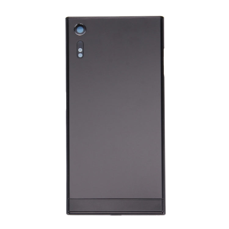 Back Battery Cover + Back Battery Bottom Cover + Middle Frame for Sony Xperia XZ(Black)