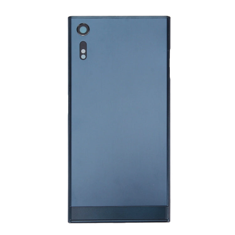 Back Battery Cover + Back Battery Bottom Cover + Middle Frame for Sony Xperia XZ(Dark Blue)