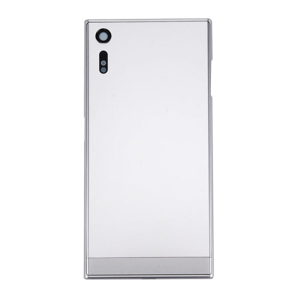 Back Battery Cover + Back Battery Bottom Cover + Middle Frame for Sony Xperia XZ(Silver)
