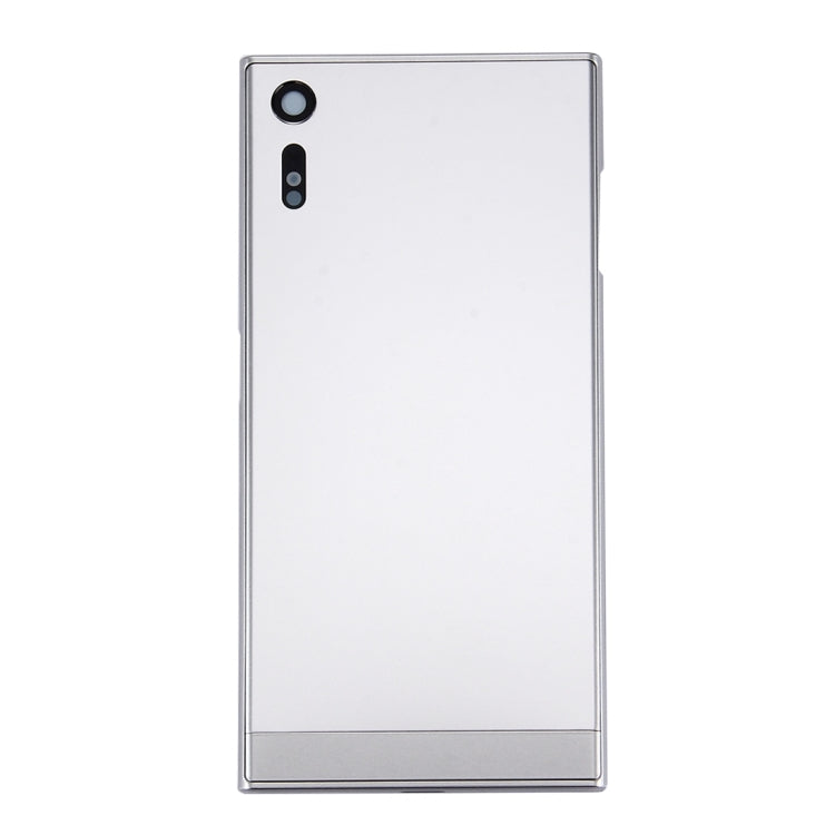 Back Battery Cover + Back Battery Bottom Cover + Middle Frame for Sony Xperia XZ(Silver)