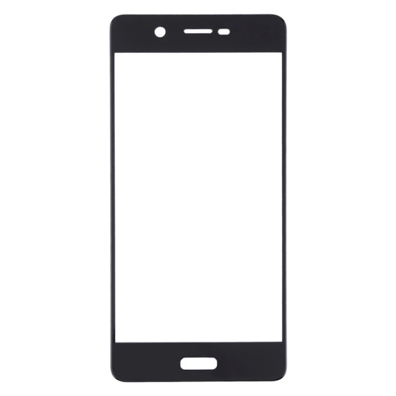 Front Screen Outer Glass Lens for Nokia 5 TA-1024 TA-1027 TA-1044 TA-1053(Black)