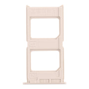 For Vivo V3 2 x SIM Card Tray (Gold)