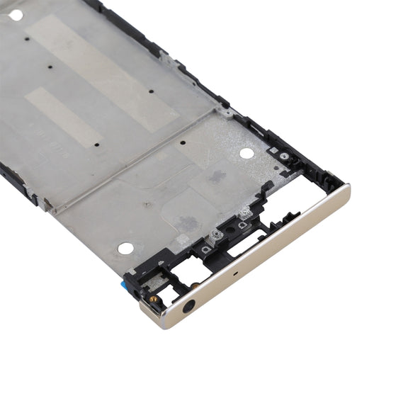 for Sony Xperia XA1 Front Housing LCD Frame Bezel Plate(Gold)
