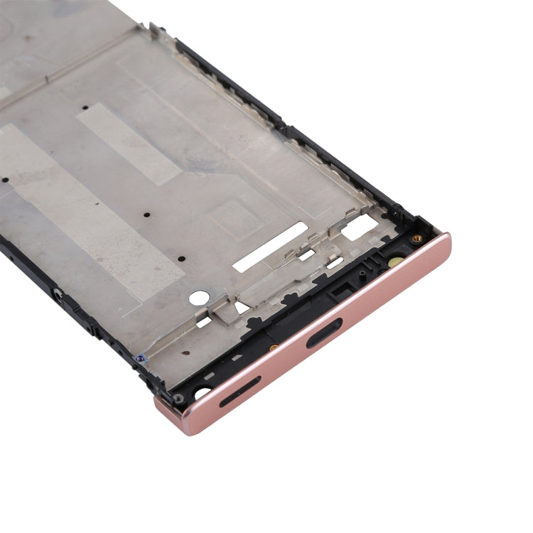for Sony Xperia XA1 Front Housing LCD Frame Bezel Plate(Rose Gold)