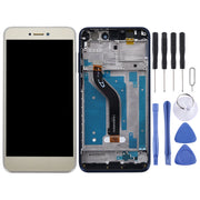 OEM LCD Screen for Huawei P8 Lite (2017) Digitizer Full Assembly with Frame (Gold)