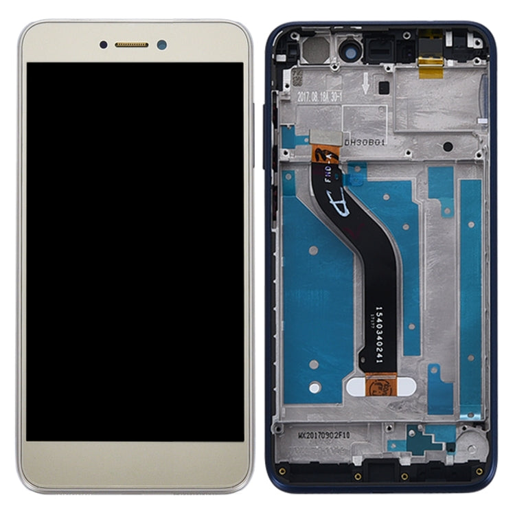 OEM LCD Screen for Huawei P8 Lite (2017) Digitizer Full Assembly with Frame (Gold)