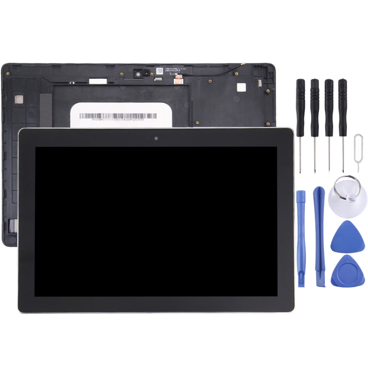 OEM LCD Screen for Asus ZenPad 10 Z300C / Z300CG P023, Green Flex Cable Version Digitizer Full Assembly with Frame���Black)