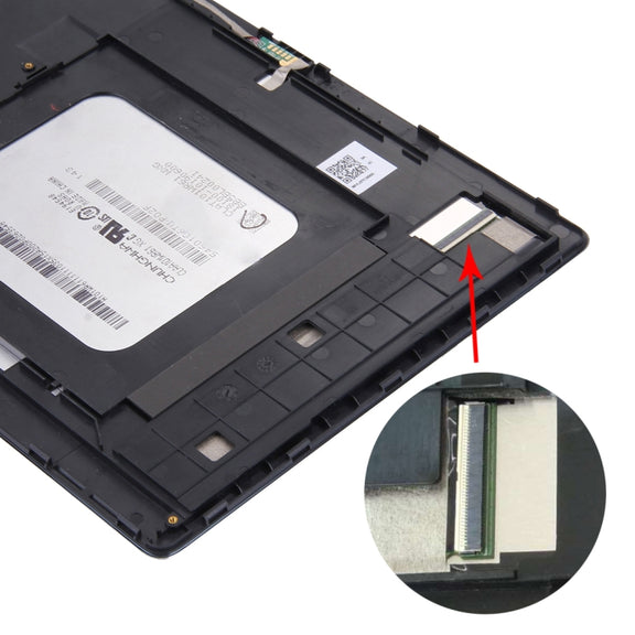 OEM LCD Screen for Asus ZenPad 10 Z300C / Z300CG P023, Green Flex Cable Version Digitizer Full Assembly with Frame���Black)