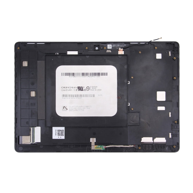 OEM LCD Screen for Asus ZenPad 10 Z300C / Z300CG P023, Green Flex Cable Version Digitizer Full Assembly with Frame���White)