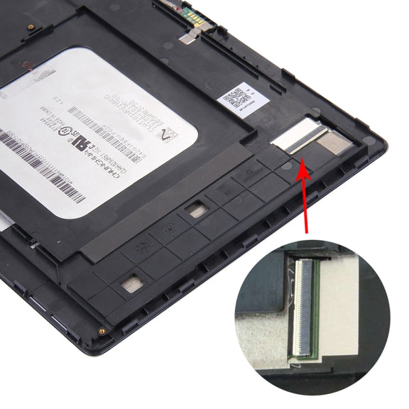 OEM LCD Screen for Asus ZenPad 10 Z300C / Z300CG P023, Green Flex Cable Version Digitizer Full Assembly with Frame���White)