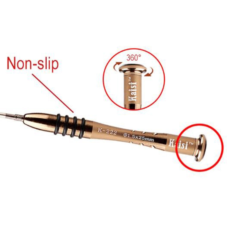 Kaisi K-222 Precision Screwdrivers Professional Repair Opening Tool for Mobile Phone Tablet PC (Y shape: 0.6)