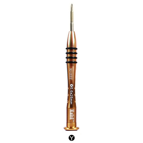 Kaisi K-222 Precision Screwdrivers Professional Repair Opening Tool for Mobile Phone Tablet PC (Y shape: 0.6)