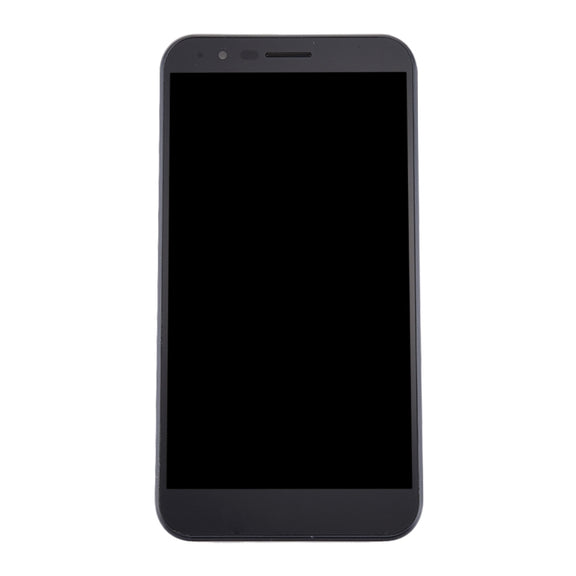 TFT LCD Screen for LG Stylo 3 Plus / TP450 / MP450 Digitizer Full Assembly with Frame (Black)