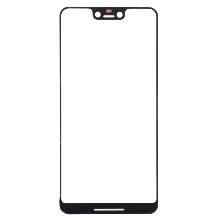 Front Screen Outer Glass Lens for Google Pixel 3 XL(Black)