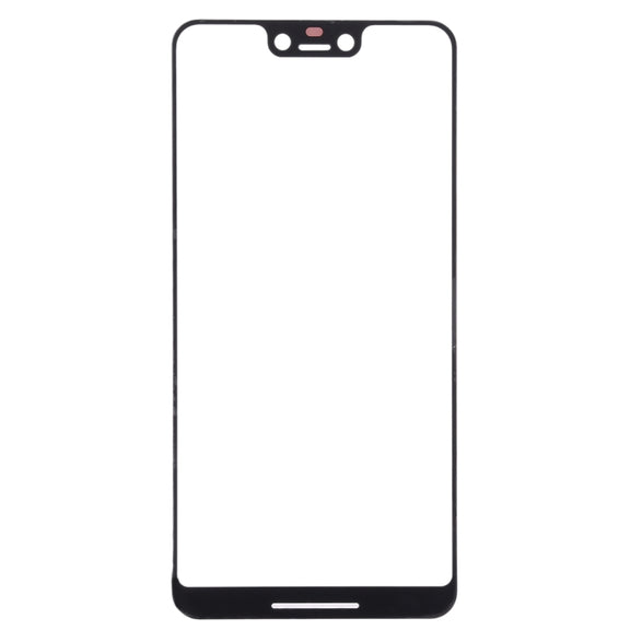 Front Screen Outer Glass Lens for Google Pixel 3 XL(Black)