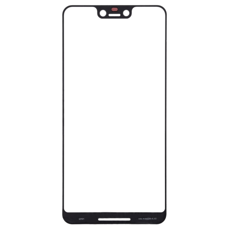 Front Screen Outer Glass Lens for Google Pixel 3 XL(Black)
