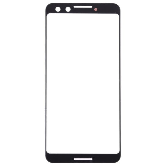 Front Screen Outer Glass Lens for Google Pixel 3(Black)