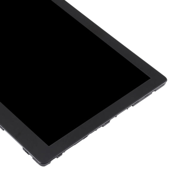 LCD Screen and Digitizer Full Assembly With Frame for Lenovo TAB E10 TB-X104F TB-X104L TB X104 WIFI Edition(Black)