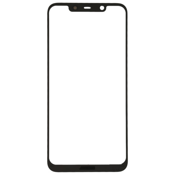 Front Screen Outer Glass Lens for Nokia X7 / 8.1 / 7.1 Plus TA-1131(Black)