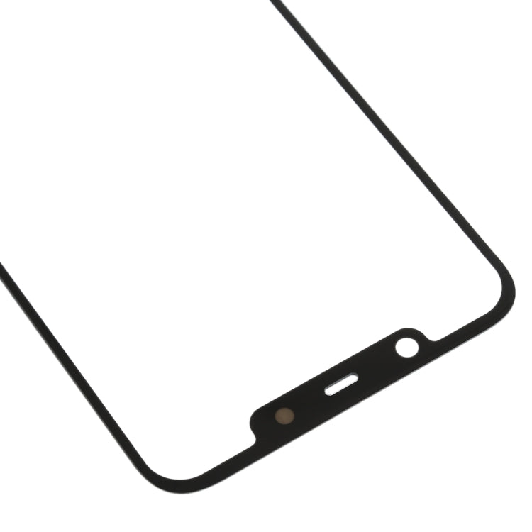 Front Screen Outer Glass Lens for Nokia X7 / 8.1 / 7.1 Plus TA-1131(Black)