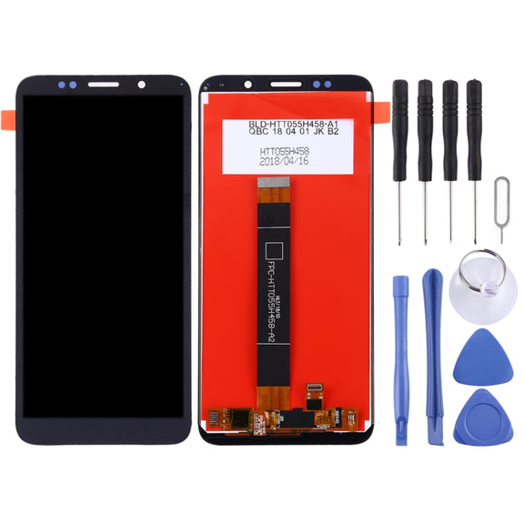 OEM LCD Screen for Huawei Y5 Prime (2018) with Digitizer Full Assembly (Black)