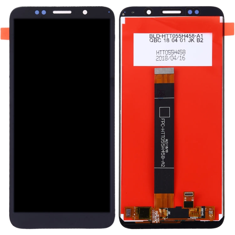 OEM LCD Screen for Huawei Y5 Prime (2018) with Digitizer Full Assembly (Black)