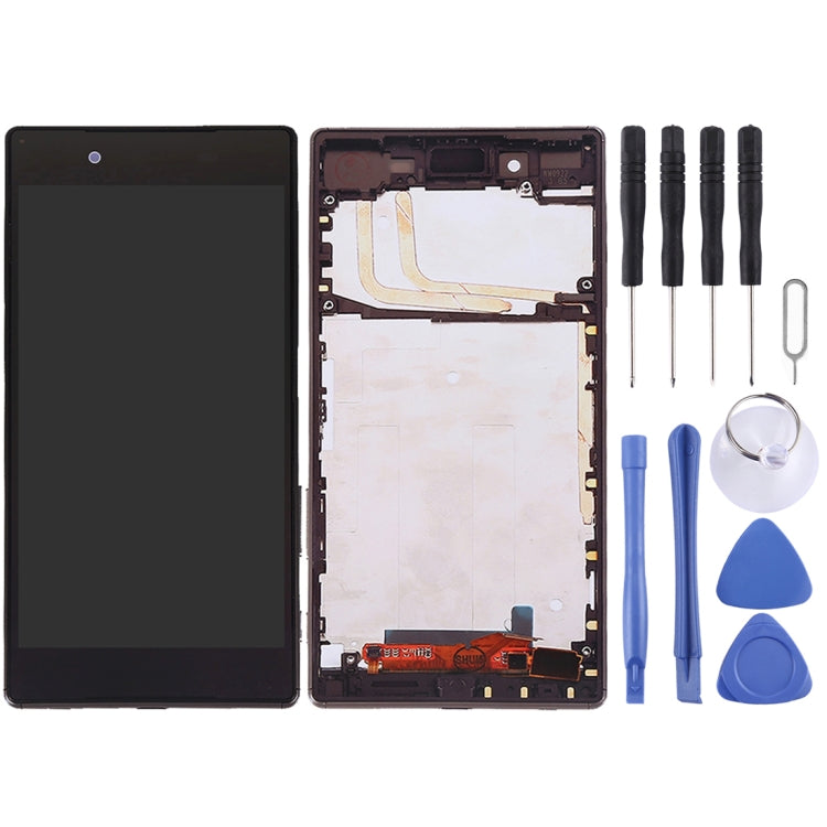 OEM LCD Screen for Sony Xperia Z5 Digitizer Full Assembly with Frame(Black)