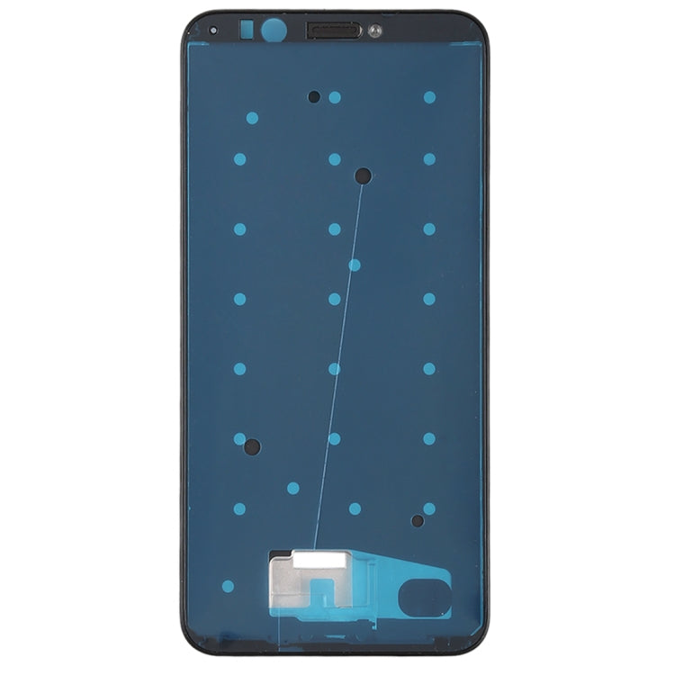 Front Housing LCD Frame Bezel for Huawei Honor Play 7C(Black)
