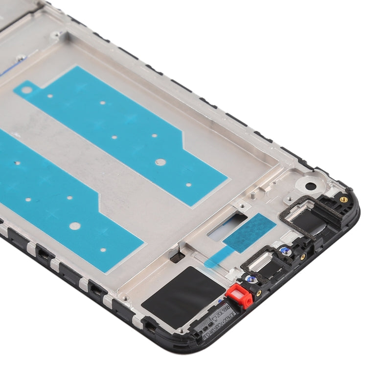 Front Housing LCD Frame Bezel for Huawei Honor Play 7C(Black)