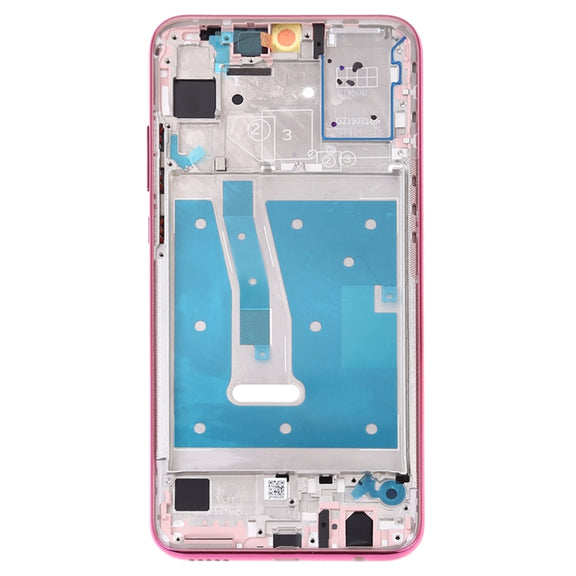 Middle Frame Bezel Plate with Side Keys for Huawei Honor 20i(Red)