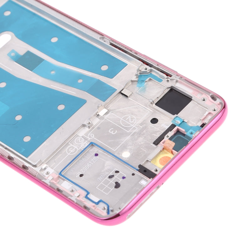Middle Frame Bezel Plate with Side Keys for Huawei Honor 20i(Red)
