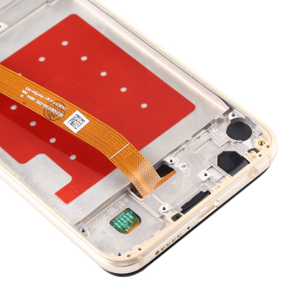 LCD Screen and Digitizer Full Assembly with Frame for Huawei P20 Lite / Nova 3e(Gold)