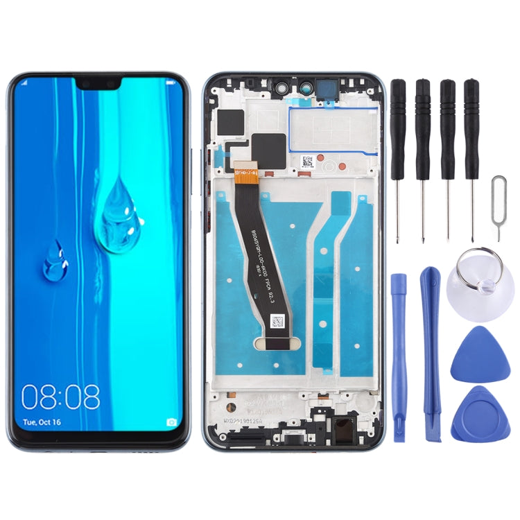 OEM LCD Screen for Huawei Enjoy 9 Plus Digitizer Full Assembly with Frame (Black)