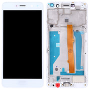 OEM LCD Screen for Huawei Y5 (2017) Digitizer Full Assembly with Frame (White)