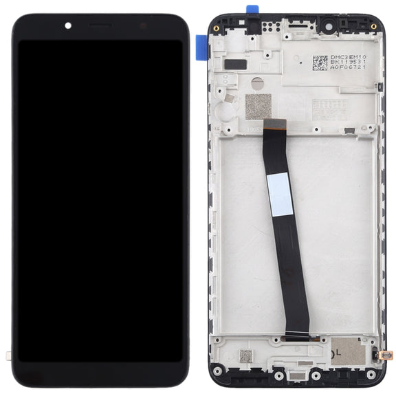 TFT LCD Screen for Xiaomi Redmi 7A Digitizer Full Assembly with Frame(Black)