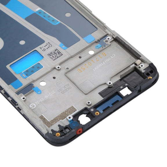 For OPPO A73 / F5 Front Housing LCD Frame Bezel Plate  (Black)