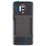 For OnePlus 6T Original Battery Back Cover with Camera Lens (Frosted Black )
