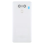 Battery Back Cover with Camera Lens & Fingerprint Sensor for LG G6 / H870 / H870DS / H872 / LS993 / VS998 / US997(White)