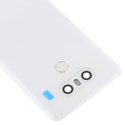 Battery Back Cover with Camera Lens & Fingerprint Sensor for LG G6 / H870 / H870DS / H872 / LS993 / VS998 / US997(White)