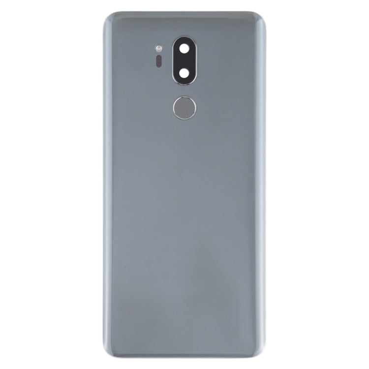 Battery Back Cover with Camera Lens & Fingerprint Sensor for LG G7 ThinQ / G710 / G710EM / G710PM / G710VMP(Silver)